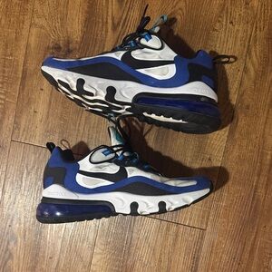 Nike Kids Blue, White & Black Athletic Sneakers